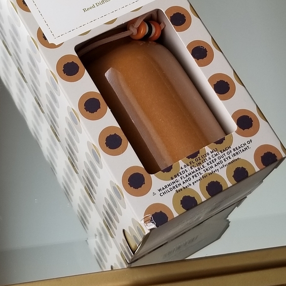 ❗Opalhouse Lemon Verbena Ceramic Rustic Orange Tan Reed Diffuser❗ - Picture 3 of 6